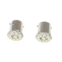 2PCS 1156 9-LED DC12V 1206 SMD White Light Car Vehicle LED Lamp Cleara