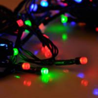 100 Multicolor LED Colorful Twinkle String Lights for Christmas Party 