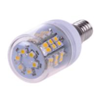 E14 48-LED 2.5W Warm White Light SMD LED Corn Lamp With Clear Cover