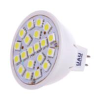 MR16 3W 20-LED 12V Lamp Cup White Bulb 5050 SMD Energy-Saving LED Ligh