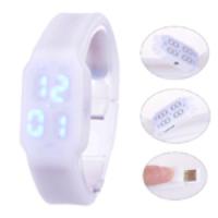 Multi-funciton TF U disk USB2.0 LED Watch Silicone Unisex Wrist Watch 