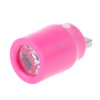 Portable 5V 100LM Mini-Torch USB LED Night Lighting - Rose