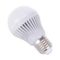 E27 10-LED 5W 350LM 100-240V White Light LED Ball Bulb Lamp White Clea