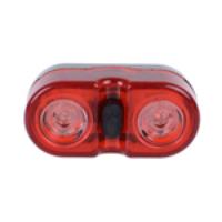 2 x High Watt LED Waterproof 2-Mode Red LED Rear Light for Bicycle Red