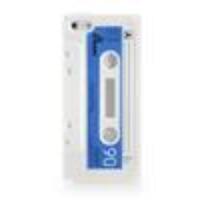 Retro Cassette Tape Silicone Case for iPhone 5 (White)