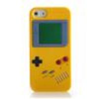 GameBoy Console Style Silicone Protective Case for iPhone 5 (Yellow)