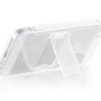 Protective TPU Case with Retractable Stand for iPhone 5 (Translucent)