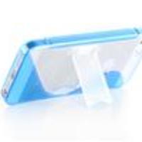 Protective TPU Case with Retractable Stand for iPhone 5 (Blue)