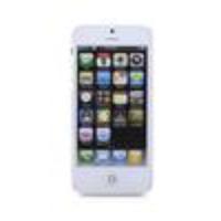 Smooth PVC Protective Case for iPhone 5 (White)