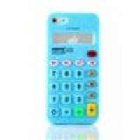 Calculator Style Protective Silicone Case for iPhone 5 (Light Blue)