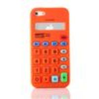 Calculator Style Protective Silicone Case for iPhone 5 (Orange)