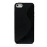 Stylish TPU Protective Case for iPhone 5 (Black)