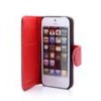 Grid PU Leather Protective Case for iPhone 5