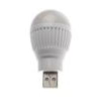 LZZ USB Powered 2W 1*LED Pure White Mini LED Night Lamp