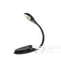 Flexible Neck 1W 1-LED 100LM 5600K Clip-on LED Reading Lamp