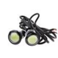 LY157 1*LED 3W 150LM Eagle Eye White Light LED Car Daytime Running Light (2-Pack)