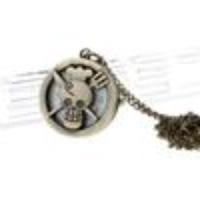 Retro Chef Ghost Alloy Pocket Watch w/ Chain