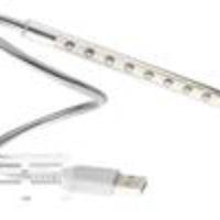 1W 10*LED 100LM Touch Switch 7500K Cool White USB LED Light Lamp