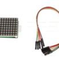 MAX7219 Red LED Dot Matrix Display Module for Arduino