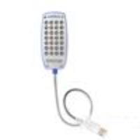 Flexible 1.5W 28*LED 200LM 6500K Pure White USB LED Light Lamp