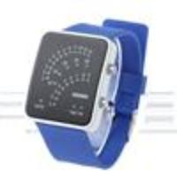 Skmei 0890 Unisex Waterproof Binary LED Digital Wrist Watch