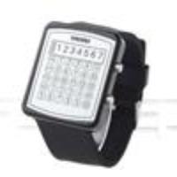 Skmei 0987 Unisex Caculator Design Waterproof LED Digital Wrist Watch