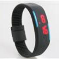 S1 Unisex TPU Band Red LED Digital Wrist Watch