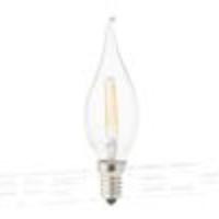 E14 2W 2*LED 300LM 3000-3500K Warm White LED Light Bulb (Pointed End)