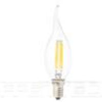 E14 4W 4*LED 500LM 3000-3500K Warm White LED Light Bulb (Pointed End)