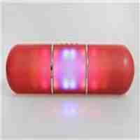 Pill Shaped Bluetooth V2.1 Rechargeable Speaker w/ Glaring LED