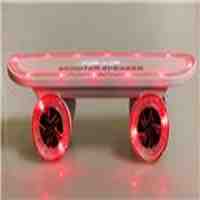 Skateboard Styled Bluetooth V2.1 Speaker w/ Glaring LED