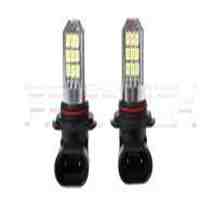 9006 3W 27*LED 130LM 6500K Pure White LED Car Light (Pair)