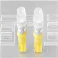 T10 1.5W 1*LED 120LM Yellow Light LED Car Light Bulbs (2-Pack)