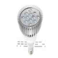 E27 36W 12*LED 1400LM Pure White + Blue Light LED Aquatic Plant Growth Lamp