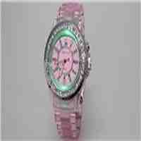 Miler Women's Crystal Analog Quartz Wrist Watch w/ LED