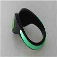 Sports Cycling Shoes Safety Signal Green LED Light Clip