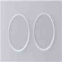 20mm Glass Lens for LED Flashlights DIY (2-Pack)