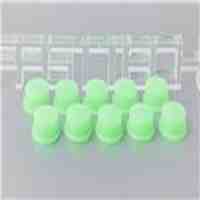 Glow-in-the Dark Tailcaps for LED Flashlight (10-Pack)