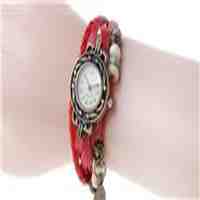 Braided Band Women's Analog Wrist Watch