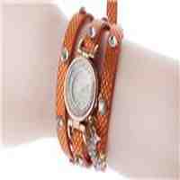 Crystal Winding Band Women's Analog Wrist Watch