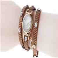 Crystal Winding Band Women's Analog Wrist Watch