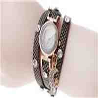 Crystal Winding Band Women's Analog Wrist Watch