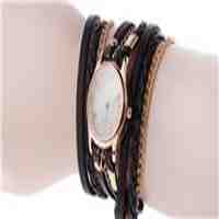 Braided Band Women's Analog Wrist Watch