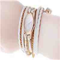 Braided Band Women's Analog Wrist Watch