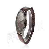 NAVIFORCE 9055 Men's Leather Band Quartz Wrist Watch