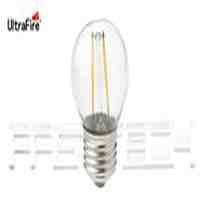 UltraFire E27 2W 2*LED 360LM 3000K Warm White LED Filament Light Bulb