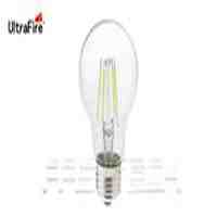 UltraFire E27 4W 4*LED 380LM 6500K Pure White LED Filament Light Bulb