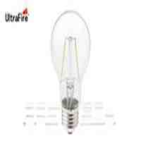 UltraFire E27 2W 2*LED 180LM 6500K Pure White LED Filament Light Bulb