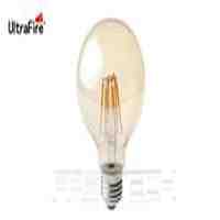 UltraFire E27 6W 6*LED 580LM 3000K Warm White LED Filament Light Bulb