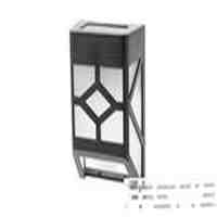 Outdoor Solar Powered LED Wall / Garden Lamp